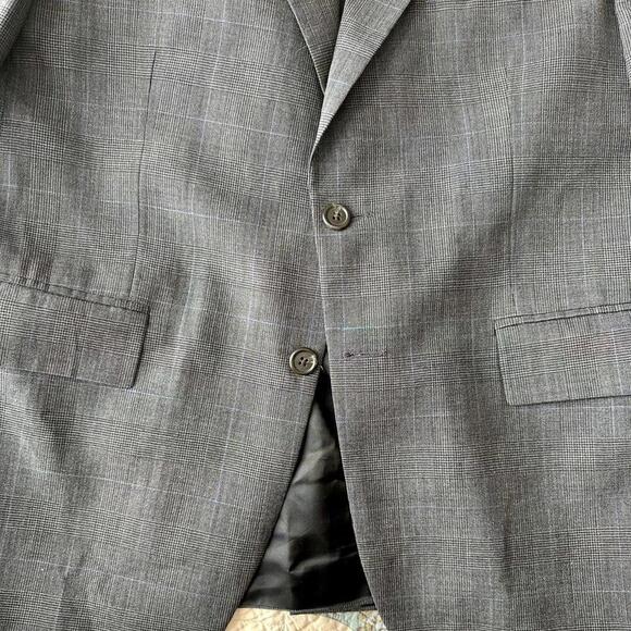 Ralph Lauren Chaps grey vintage wool blazer size 43 S - Picture 2 of 7